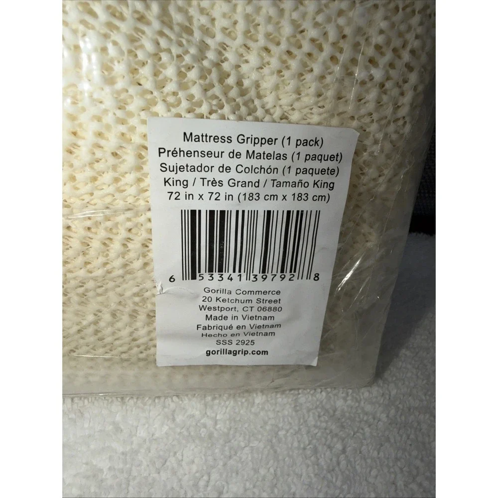 Gorilla Grip Original Mattress Slide Stopper and Gripper, King, Keep Bed and ...